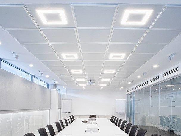 FLAT LED direct light ceiling light