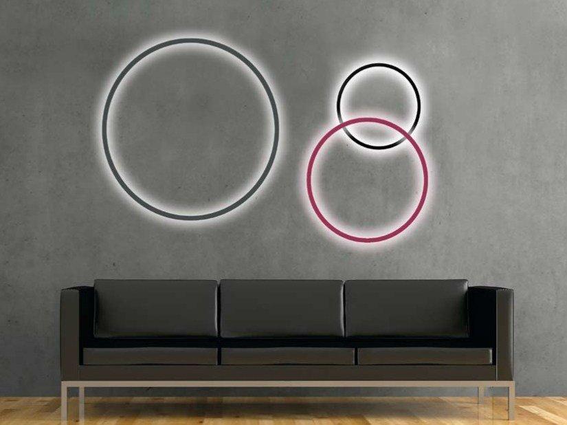CIRCOLO SLIM LED aluminium wall lamp