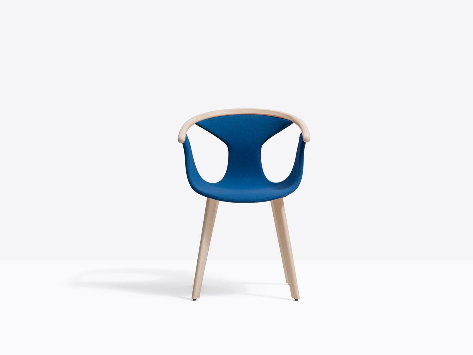 FOX 3725 Stackable polypropylene chair with armrests