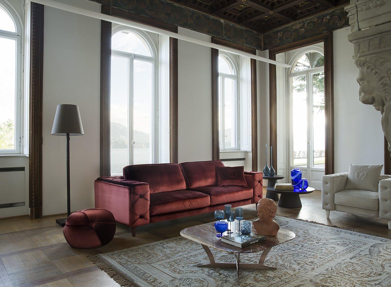 BELMONDO Sectional fabric sofa