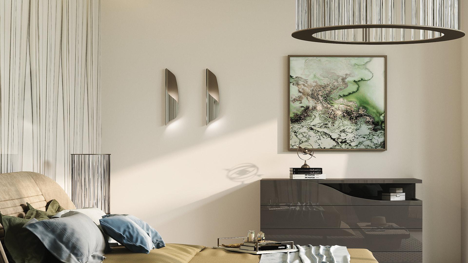 SEGNO LED steel wall lamp