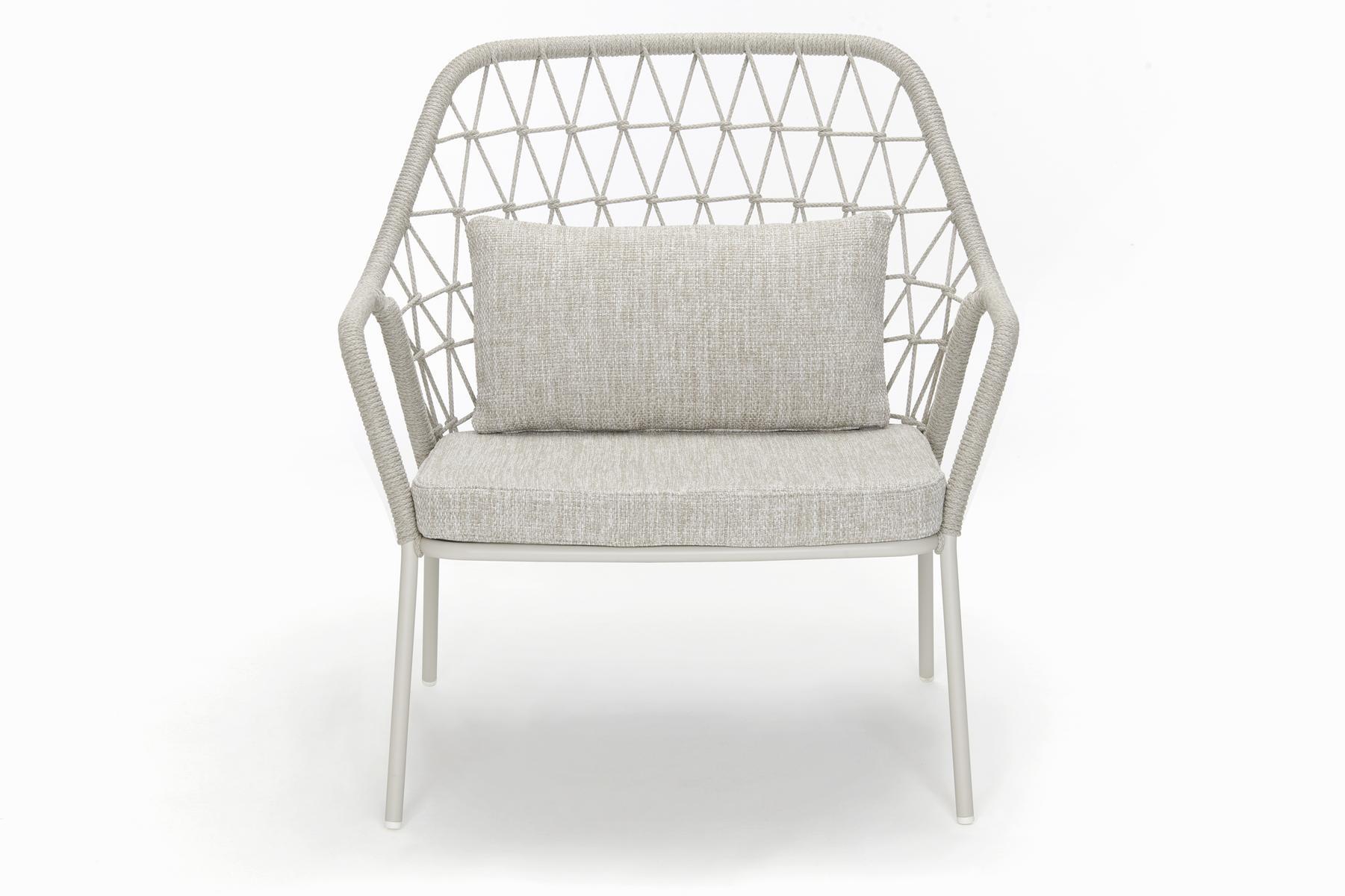 PANAREA 3679 Polypropylene garden armchair with armrests