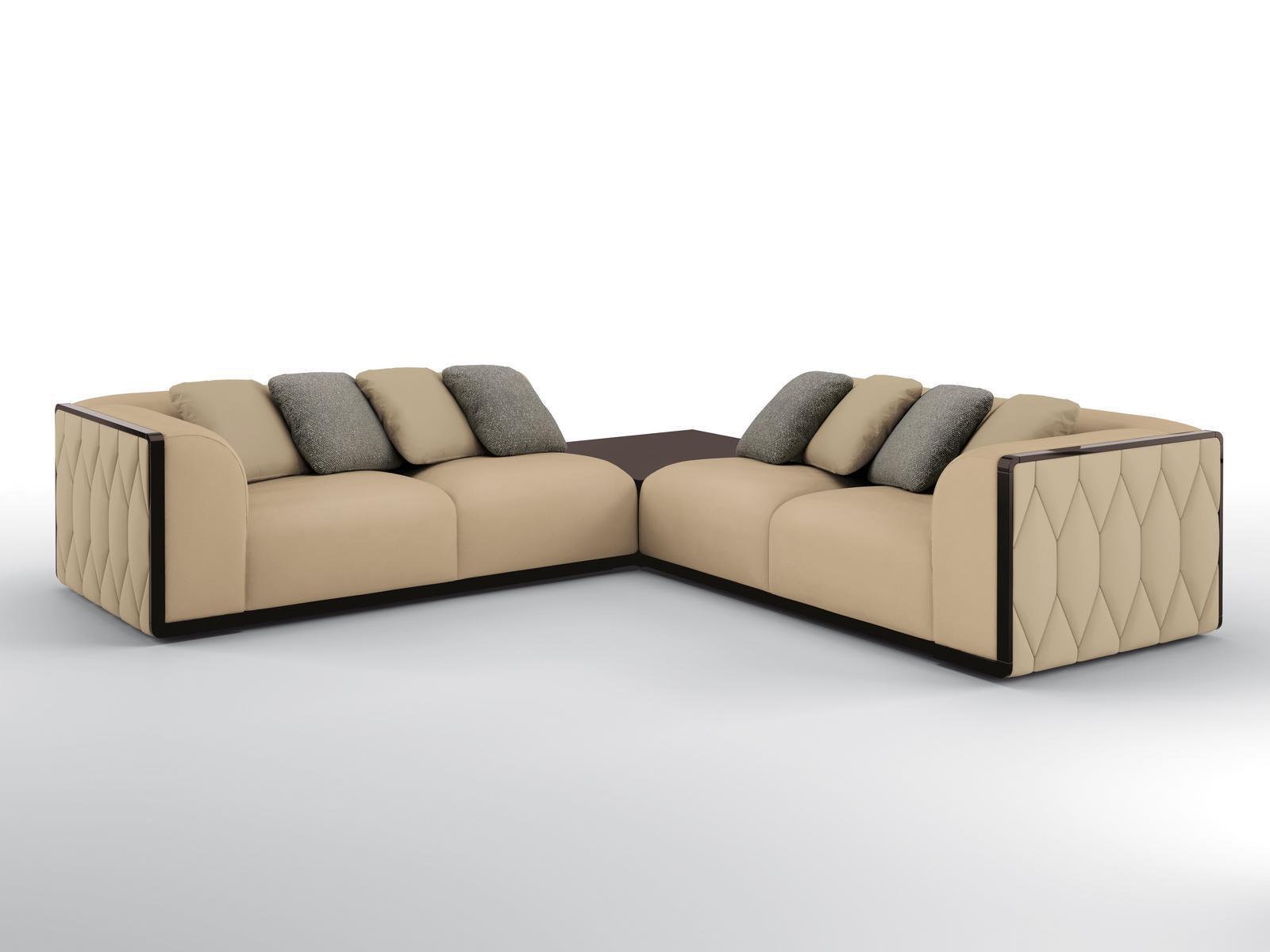 GIASONE Sectional velvet sofa