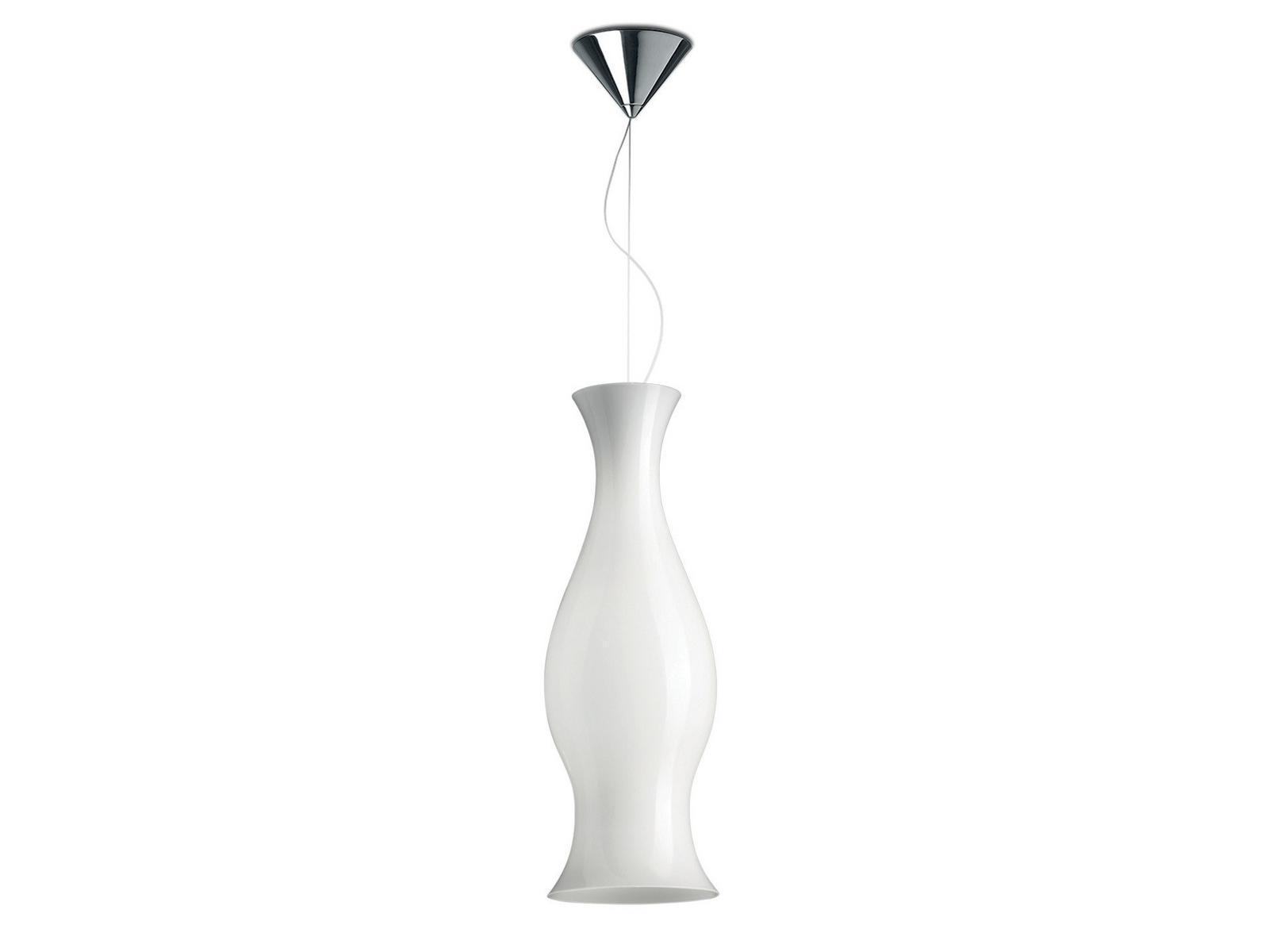 SPRING S LED blown glass pendant lamp