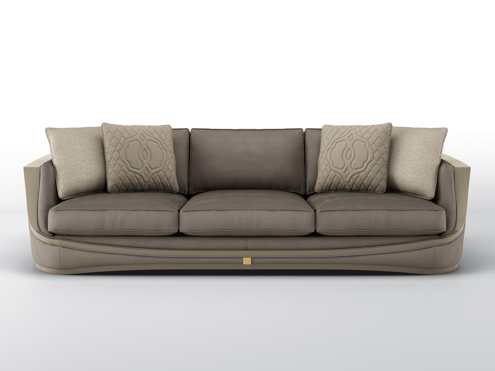 GATSBY 4 seater velvet sofa