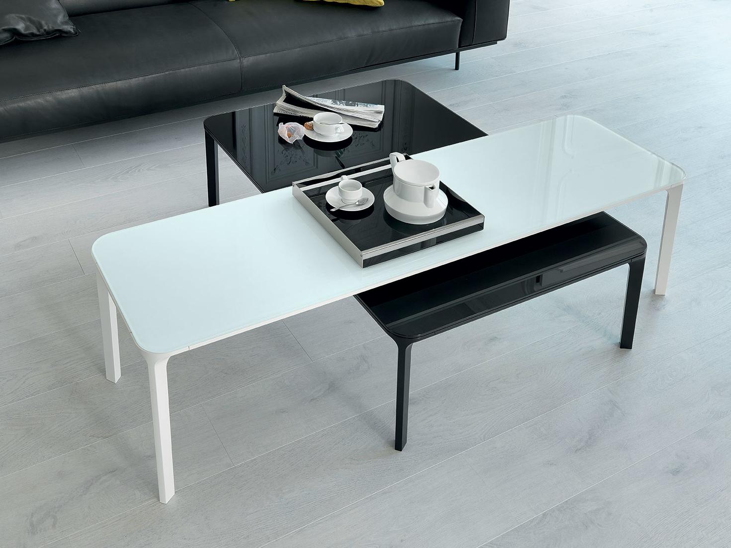 SLIM Rectangular ceramic coffee table