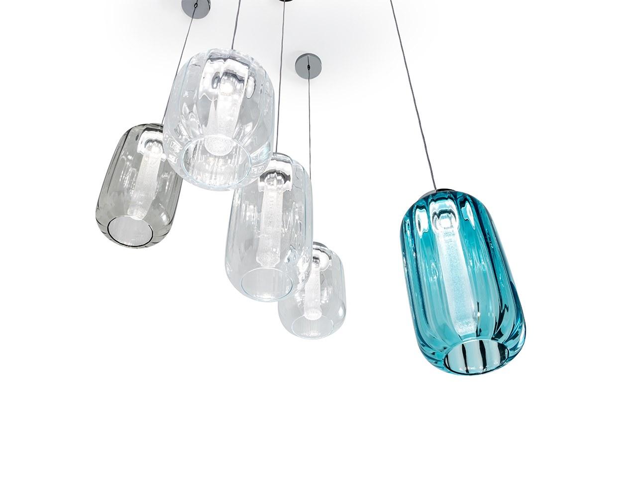 LANTERNA LED glass pendant lamp