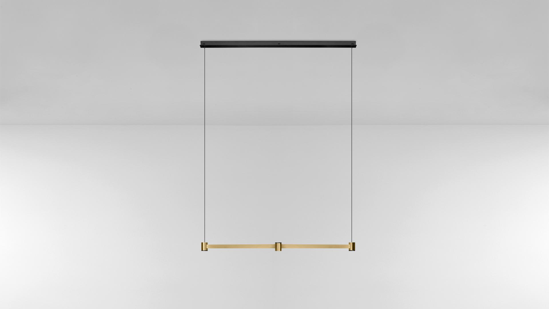 ART SURFACE DIRECT &AMP; INDIRECT LED direct-indirect light brass pendant lamp