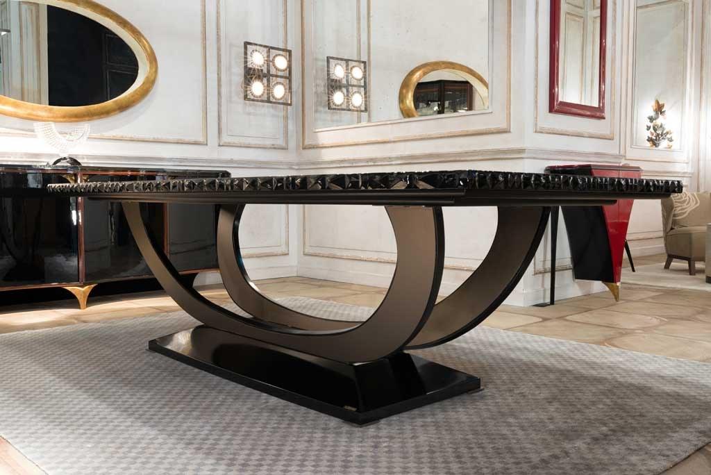 PONTECORVO Rectangular wood veneer table