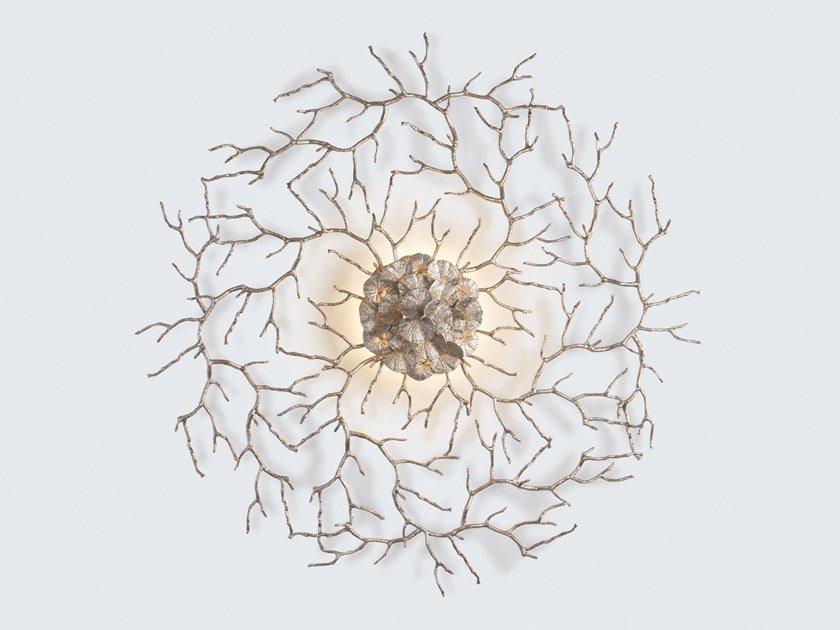 CORAL AP1486 LED handmade bronze wall lamp