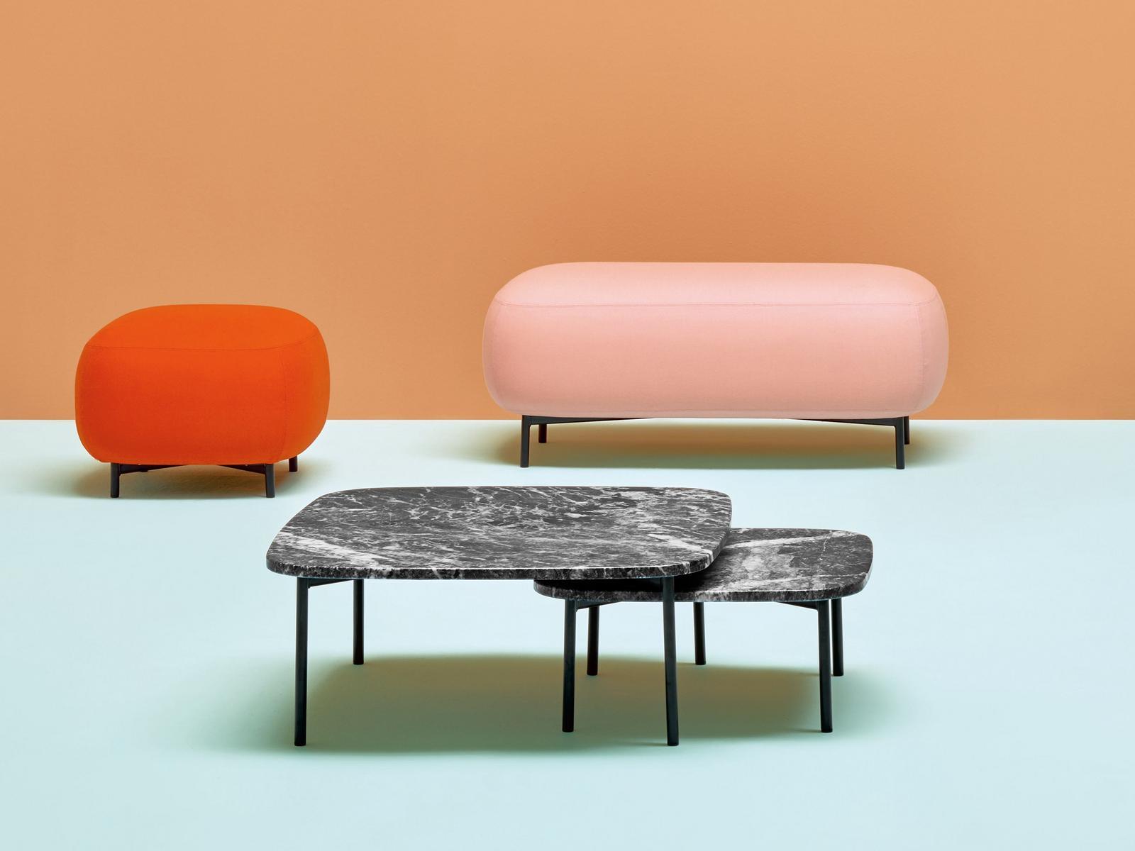 BUDDY 59X59 Square marble coffee table