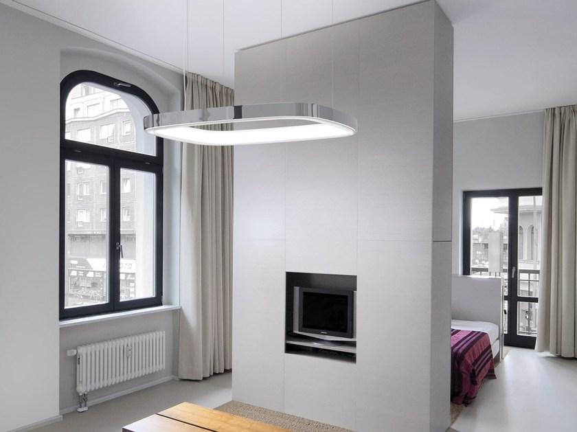 SOFT SQUARE LED RGB aluminium pendant lamp