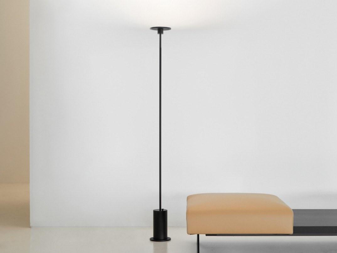 UP LED aluminium floor lamp with dimmer