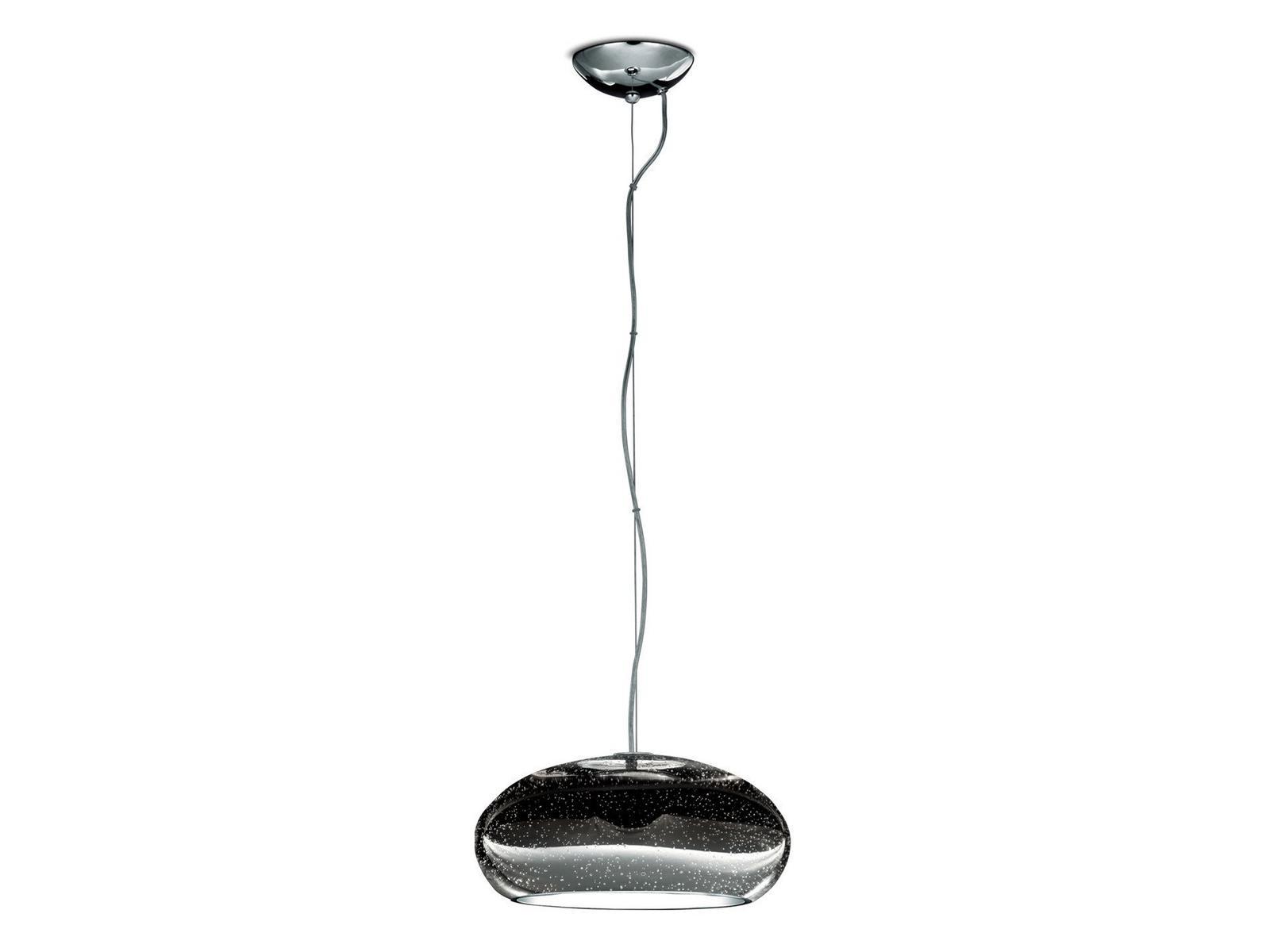 MERCURE S LED blown glass pendant lamp