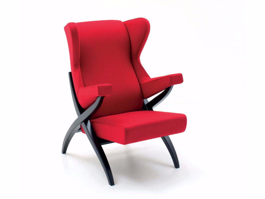 FIORENZA Fabric armchair with armrests