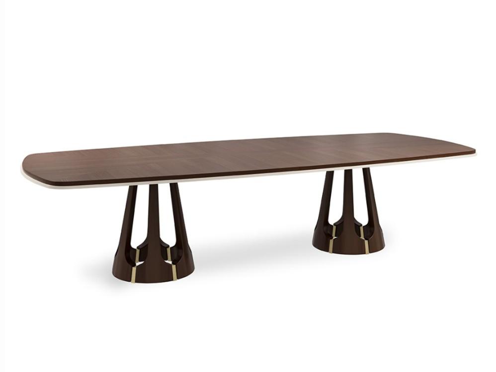 PR.391 Rectangular cherry wood table