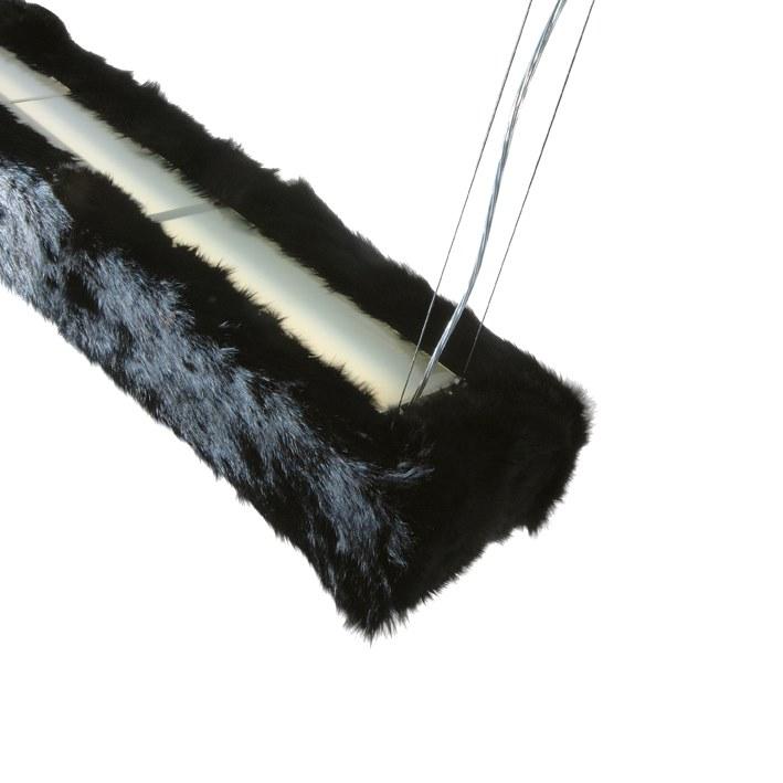 D-RABBIT Direct-indirect light fur pendant lamp