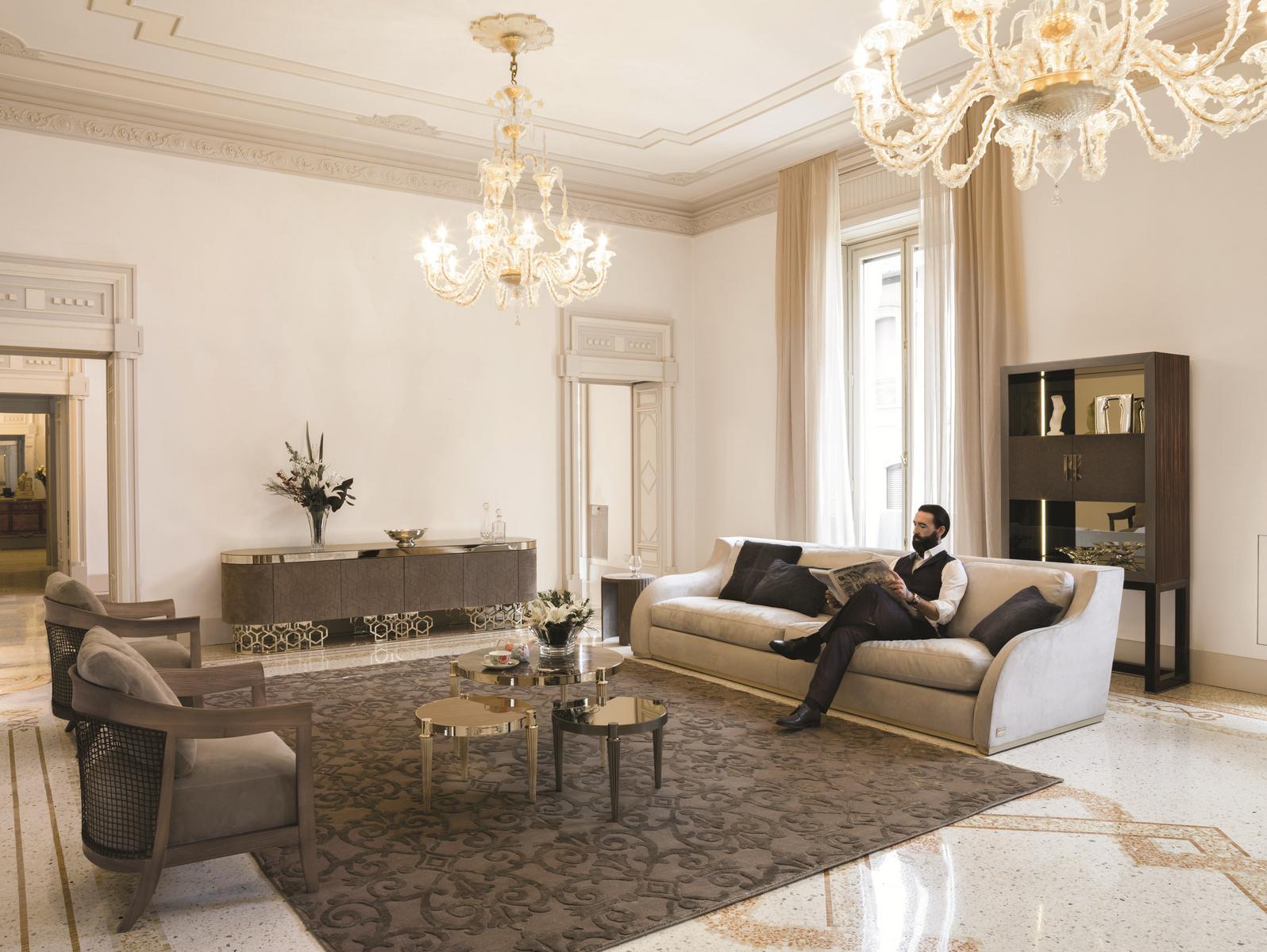 REY Sectional leather sofa