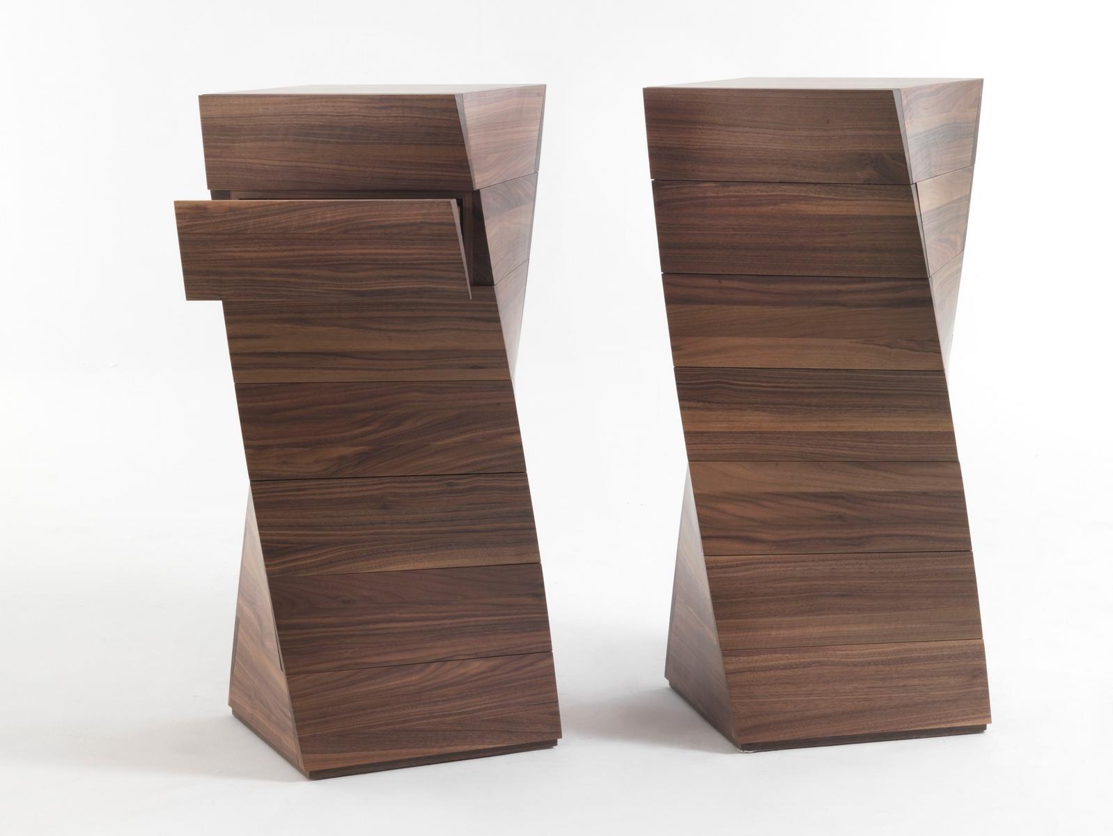 PIROETTE Solid wood chest of drawers