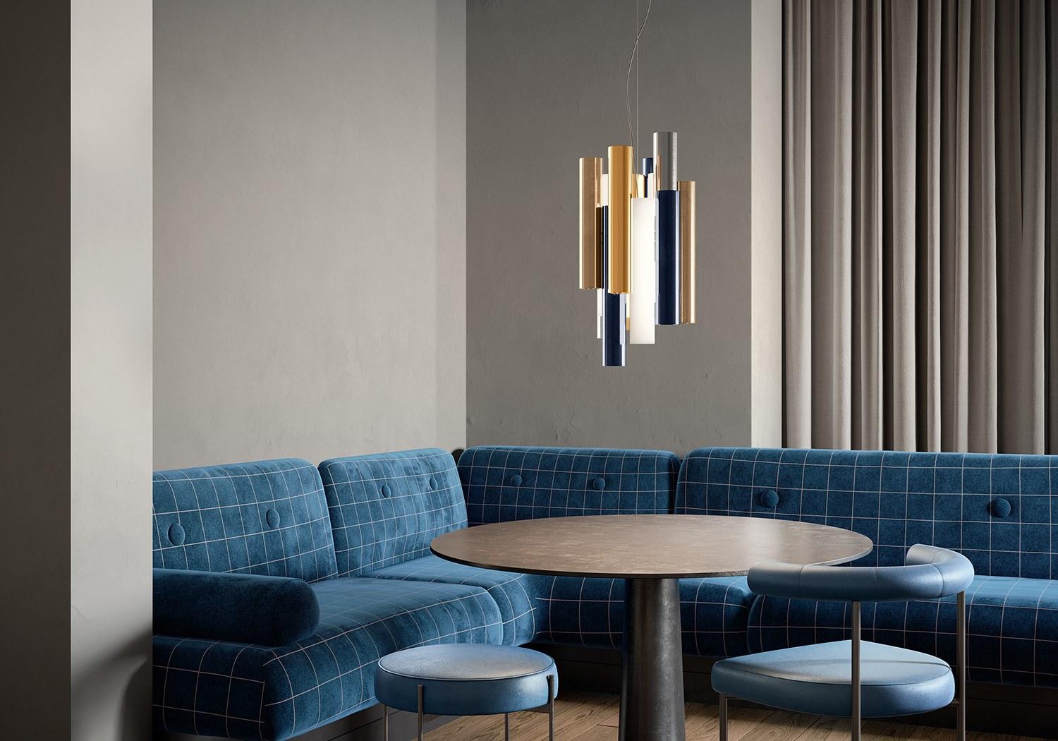TOOT LED plexiglass pendant lamp