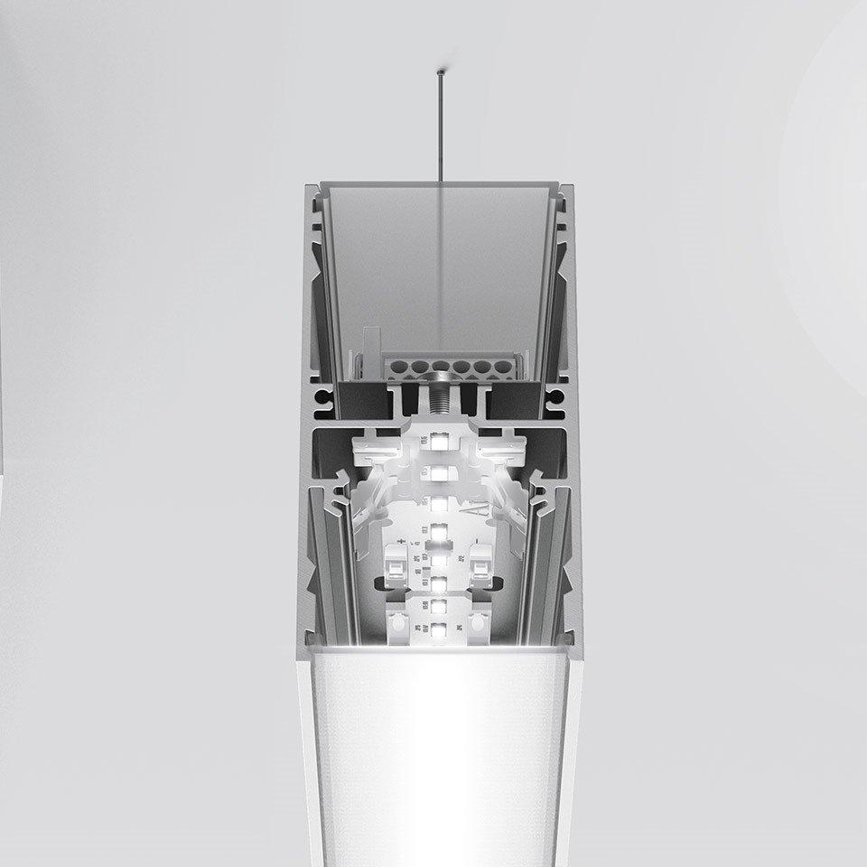 A.39 SUSPENSION/CEILING DIFFUSED Linear lighting profile