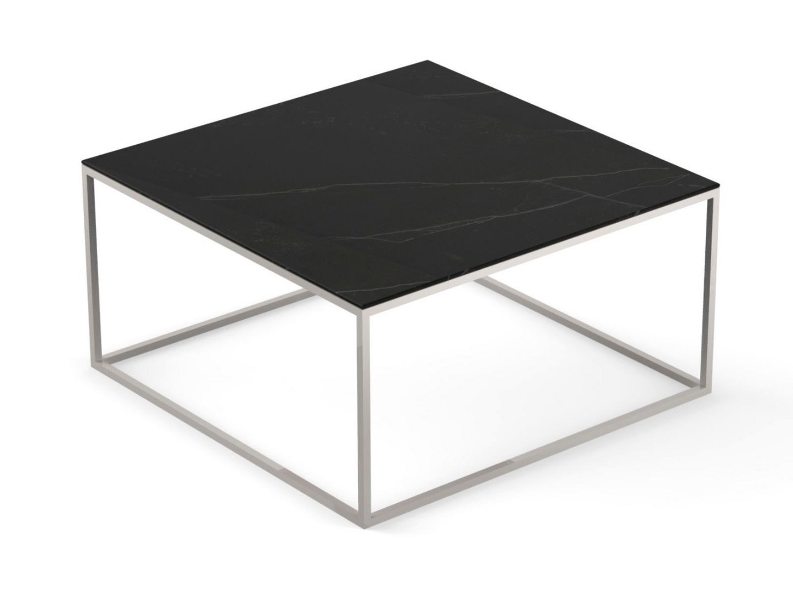 PIXEL Low square garden side table