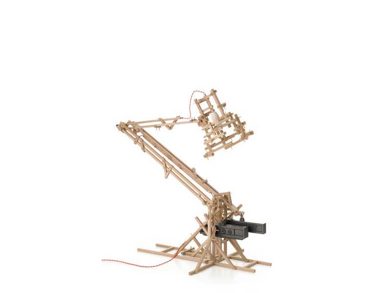 BRAVE NEW WORLD LAMP Height-adjustable with swing arm adjustable wooden table lamp