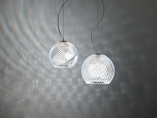 DIAMOND SWIRL Crystal pendant lamp