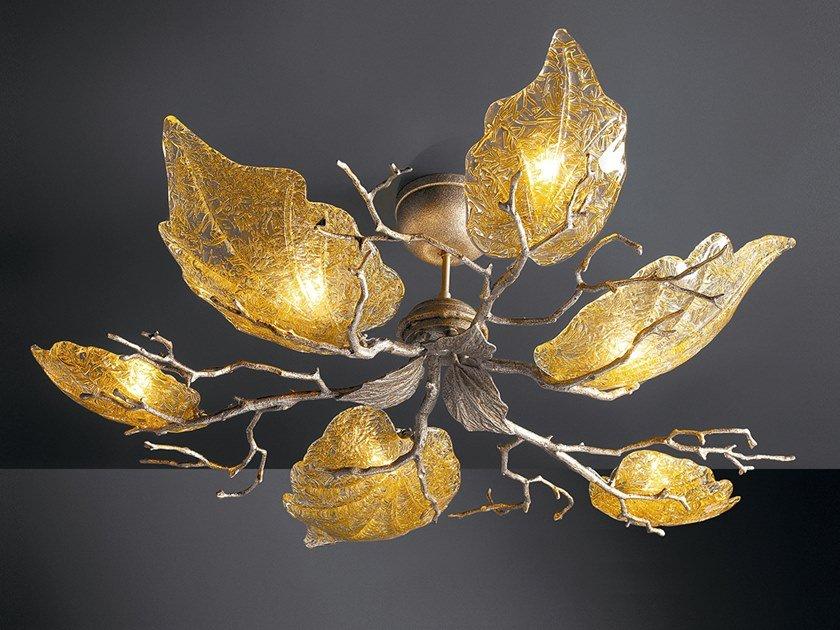 OUTONO PL277/6 Handmade bronze ceiling light