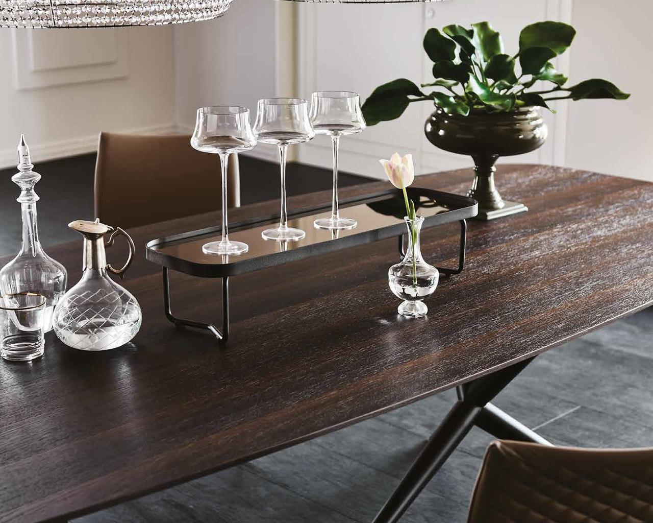 ATLANTIS Oval metal table