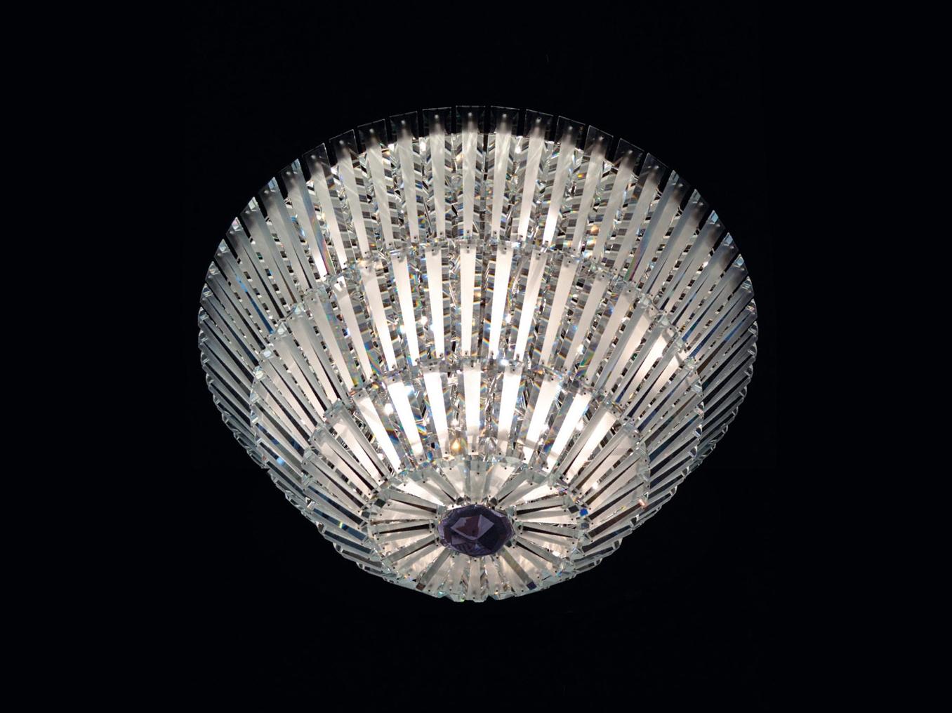 DIAMANTE LED Murano glass ceiling lamp