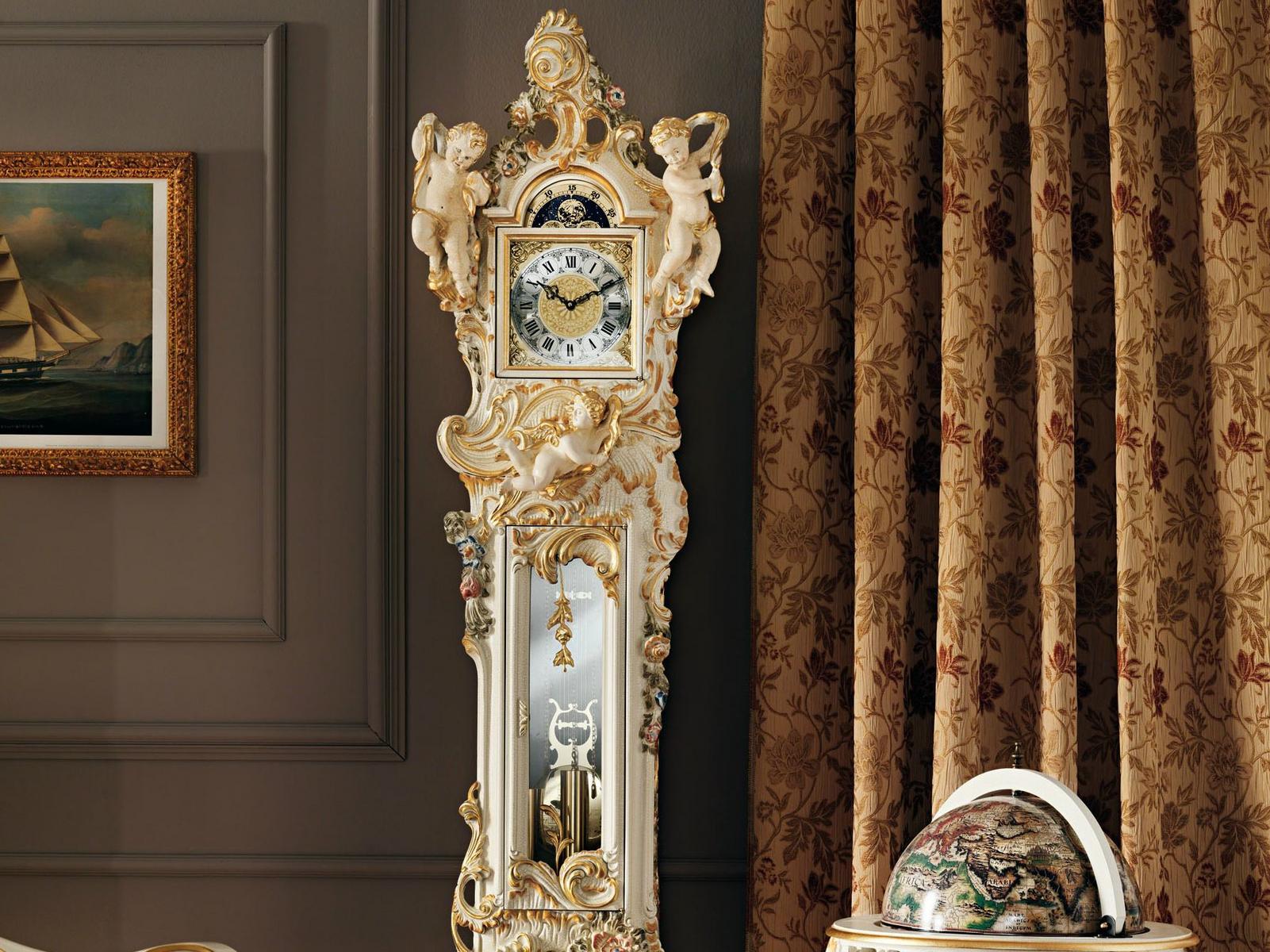 11603 Pendulum solid wood clock