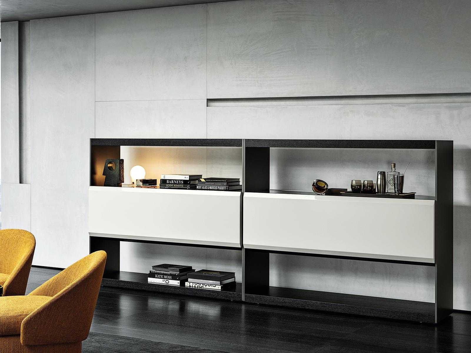 CARSON DINE Highboard with flap doors