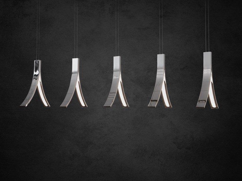 STREAM H5 XL LED direct light metal pendant lamp