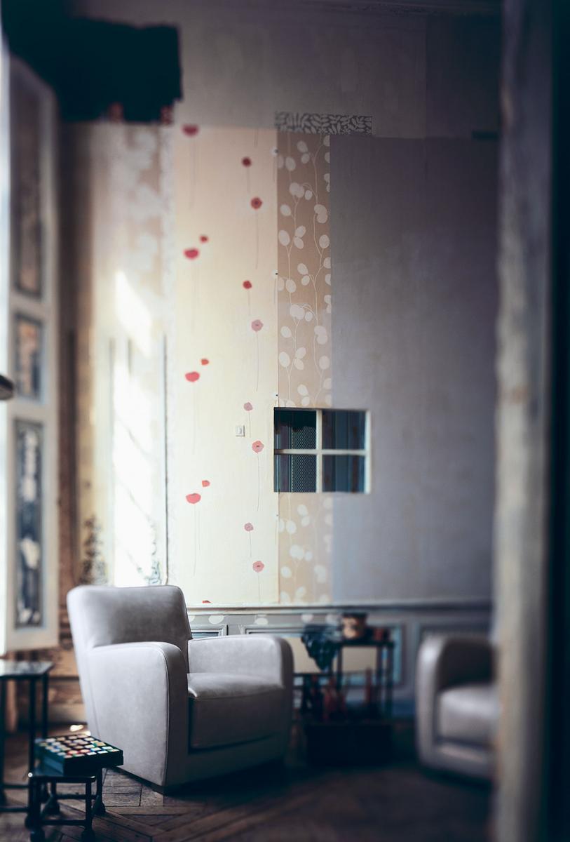 BERLINO Leather armchair