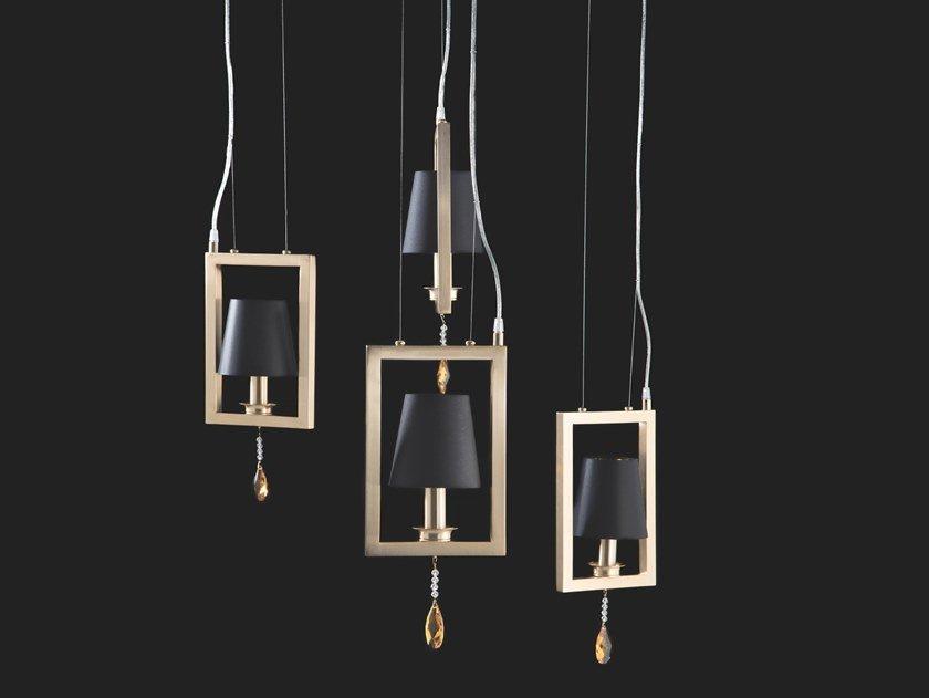 ELEGANCE Indirect light pendant lamp with crystals