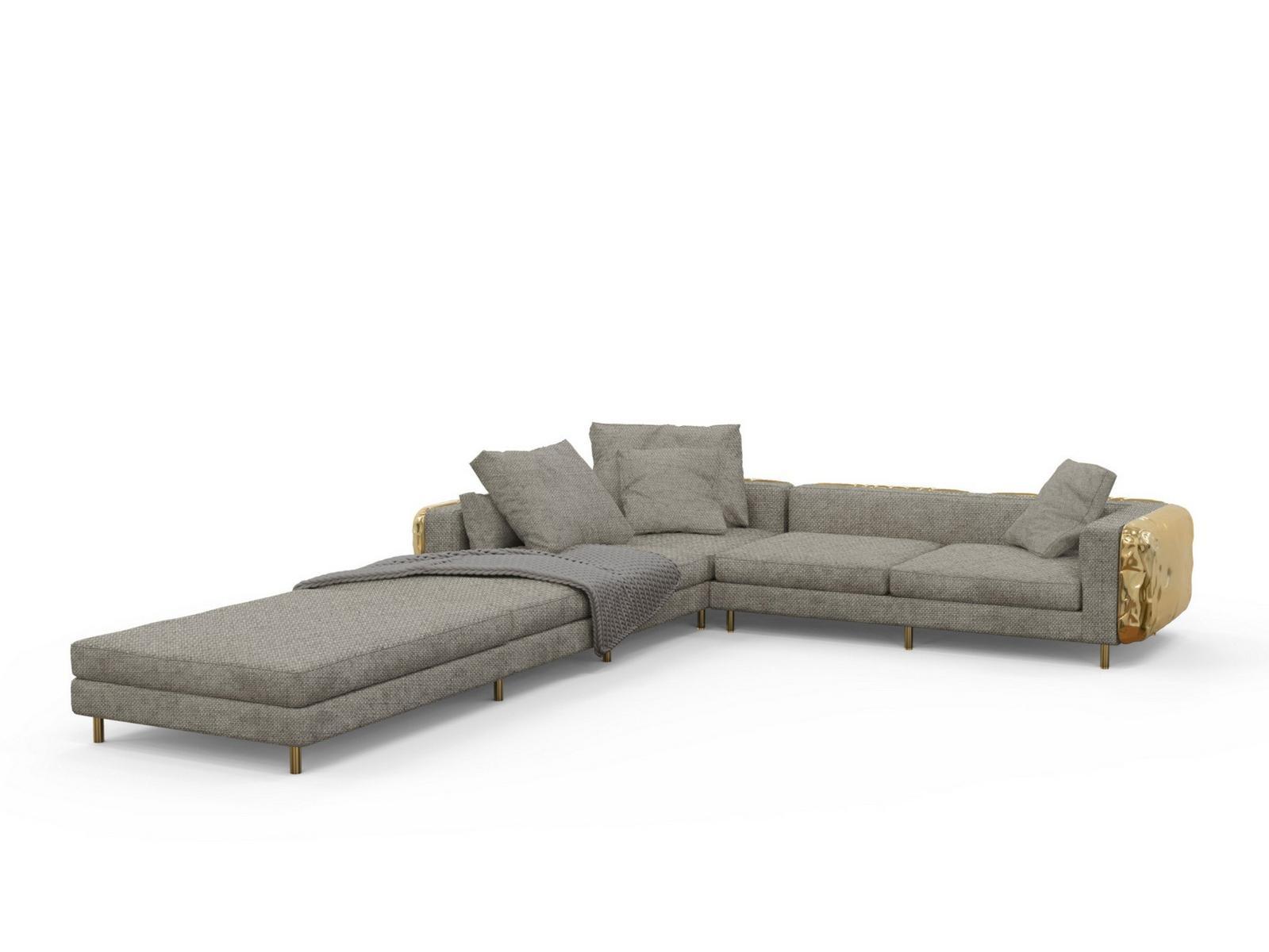 IMPERFECTIO Corner modular fabric sofa with chaise longue IMPERFECTIO Corner modular fabric sofa with chaise longue