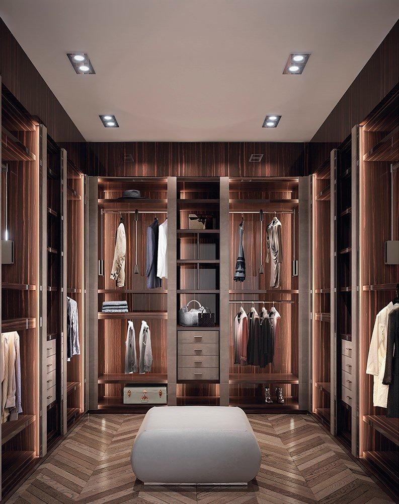 VENERE Wooden wardrobe custom