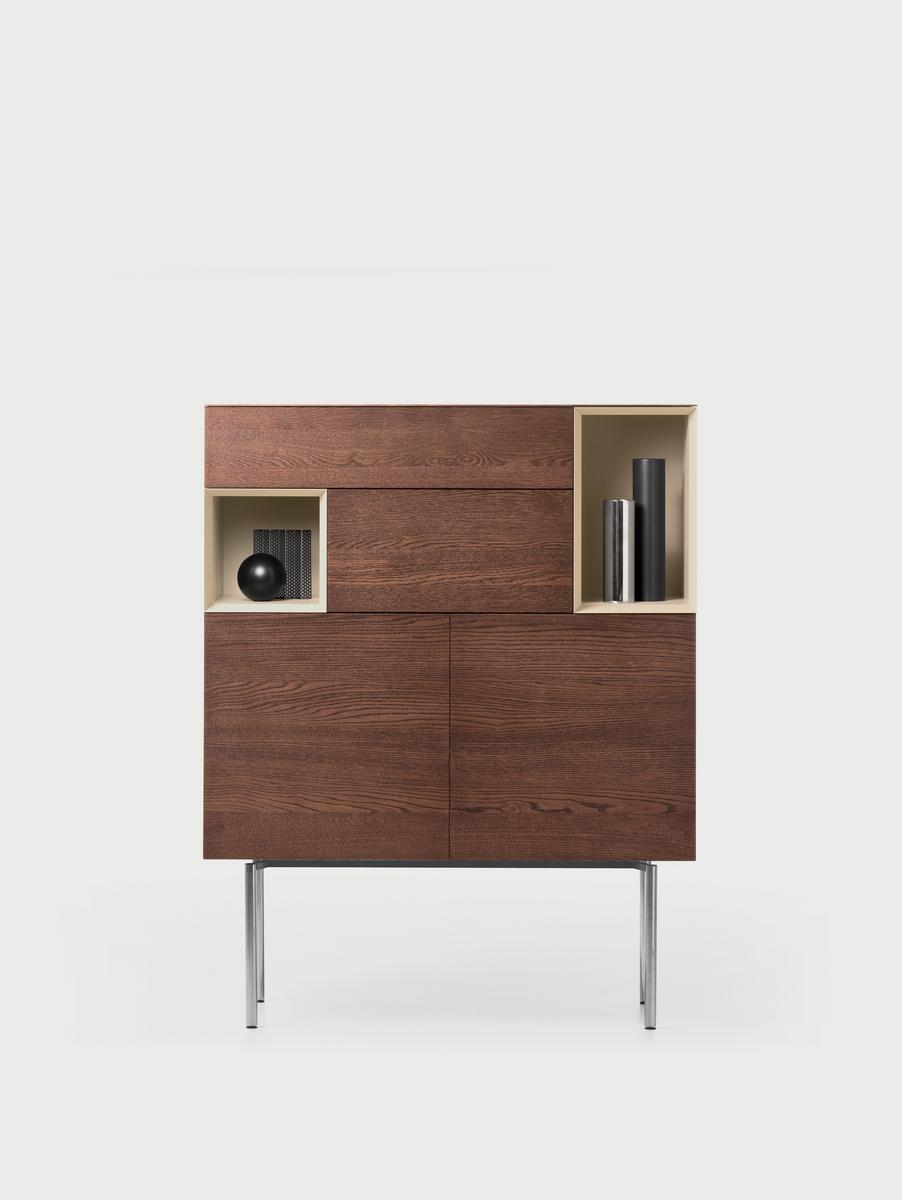 BREMA Highboard with doors