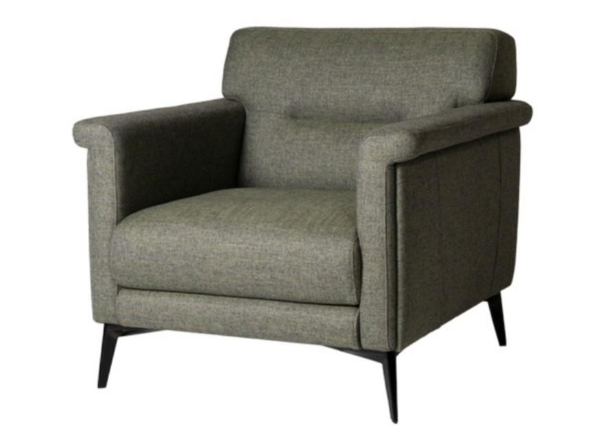 STRIKE Fabric armchair with armrests