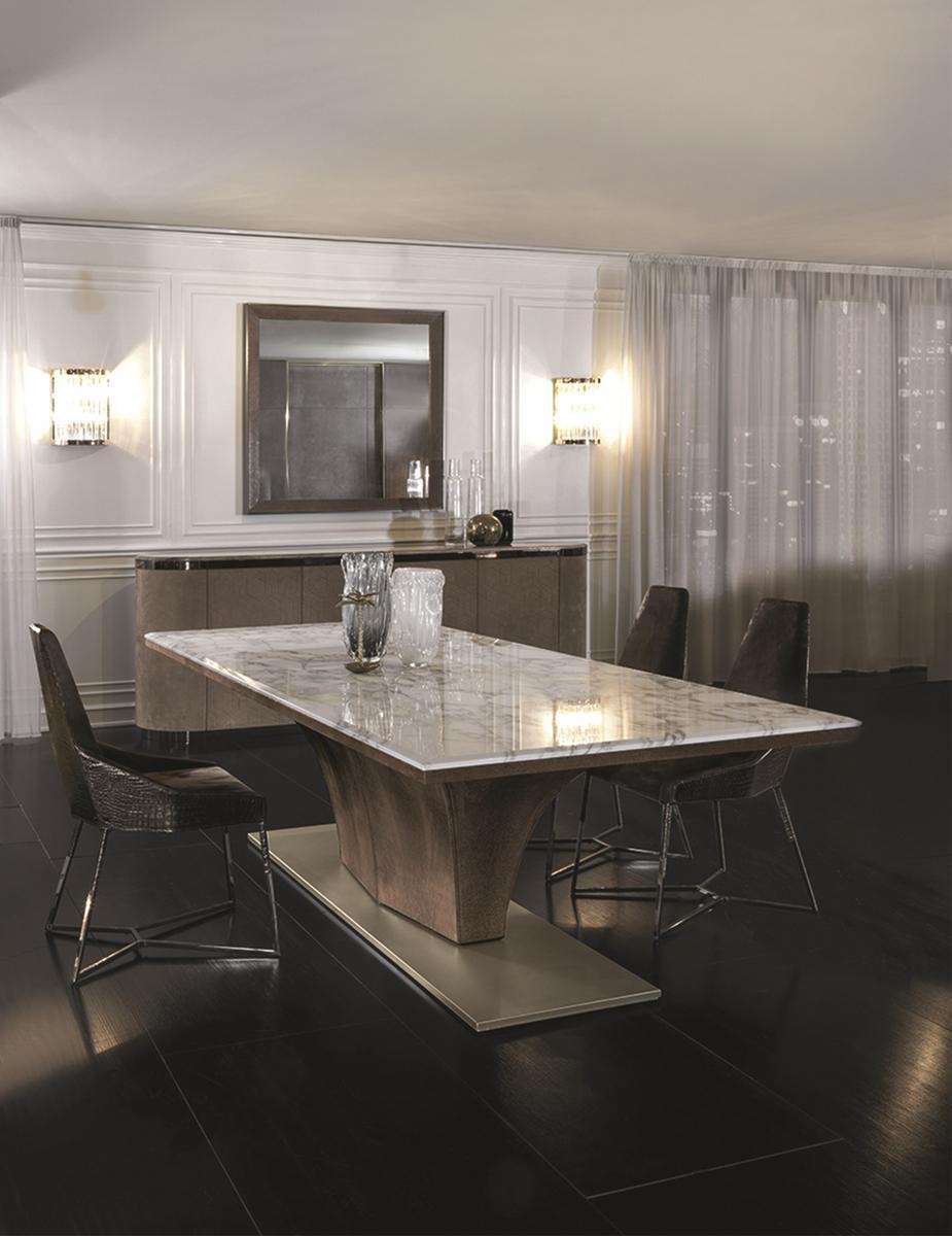 OMOTESANDO Rectangular metal table