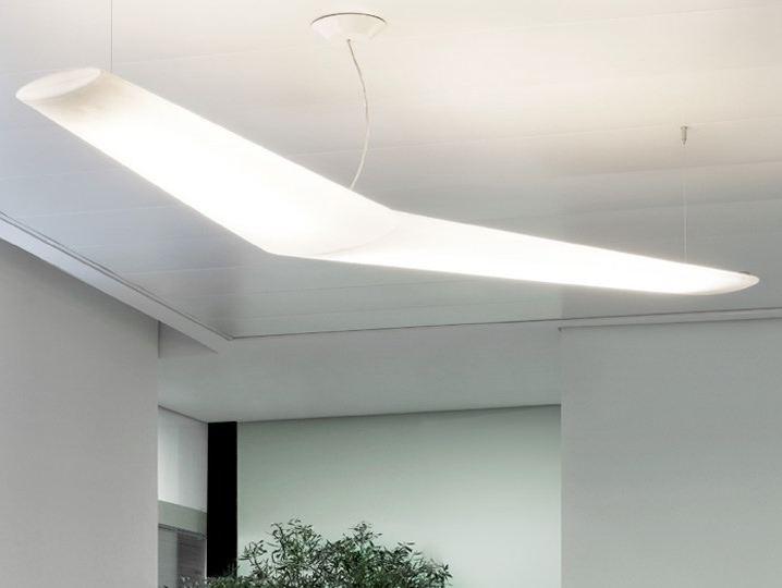 MOUETTE SYMMETRIC Direct light fluorescent pendant lamp