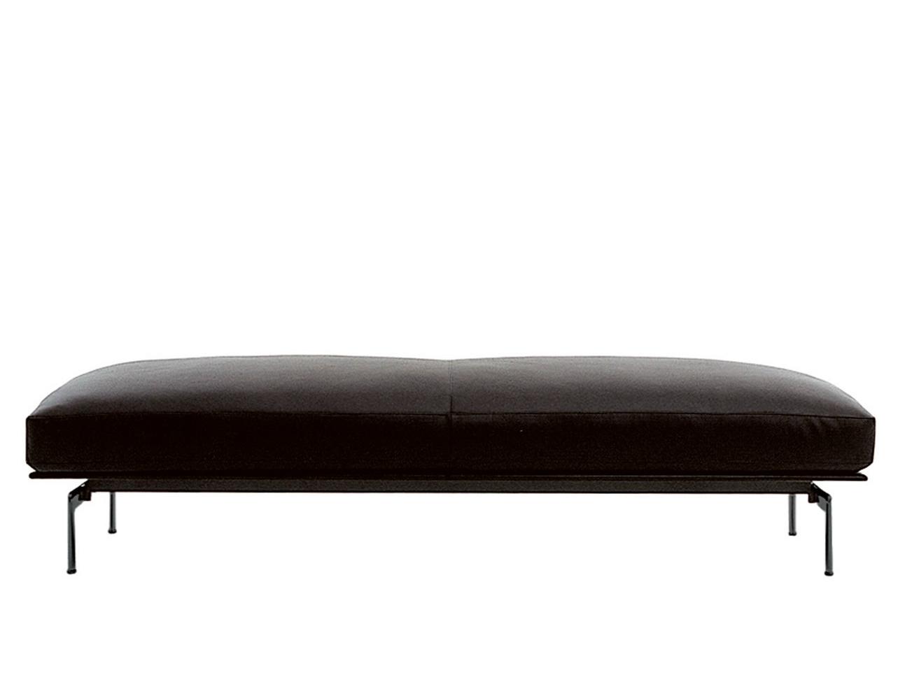 DIESIS Rectangular leather pouf
