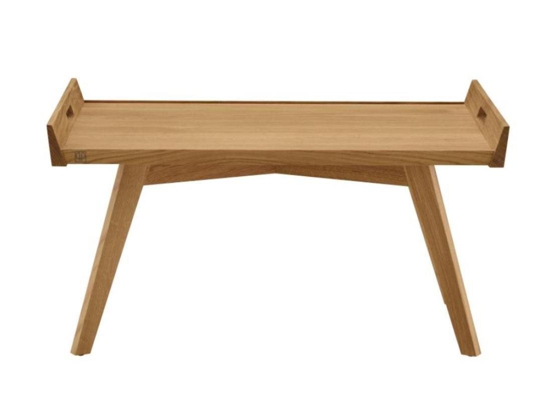 LUPO Low rectangular oak coffee table