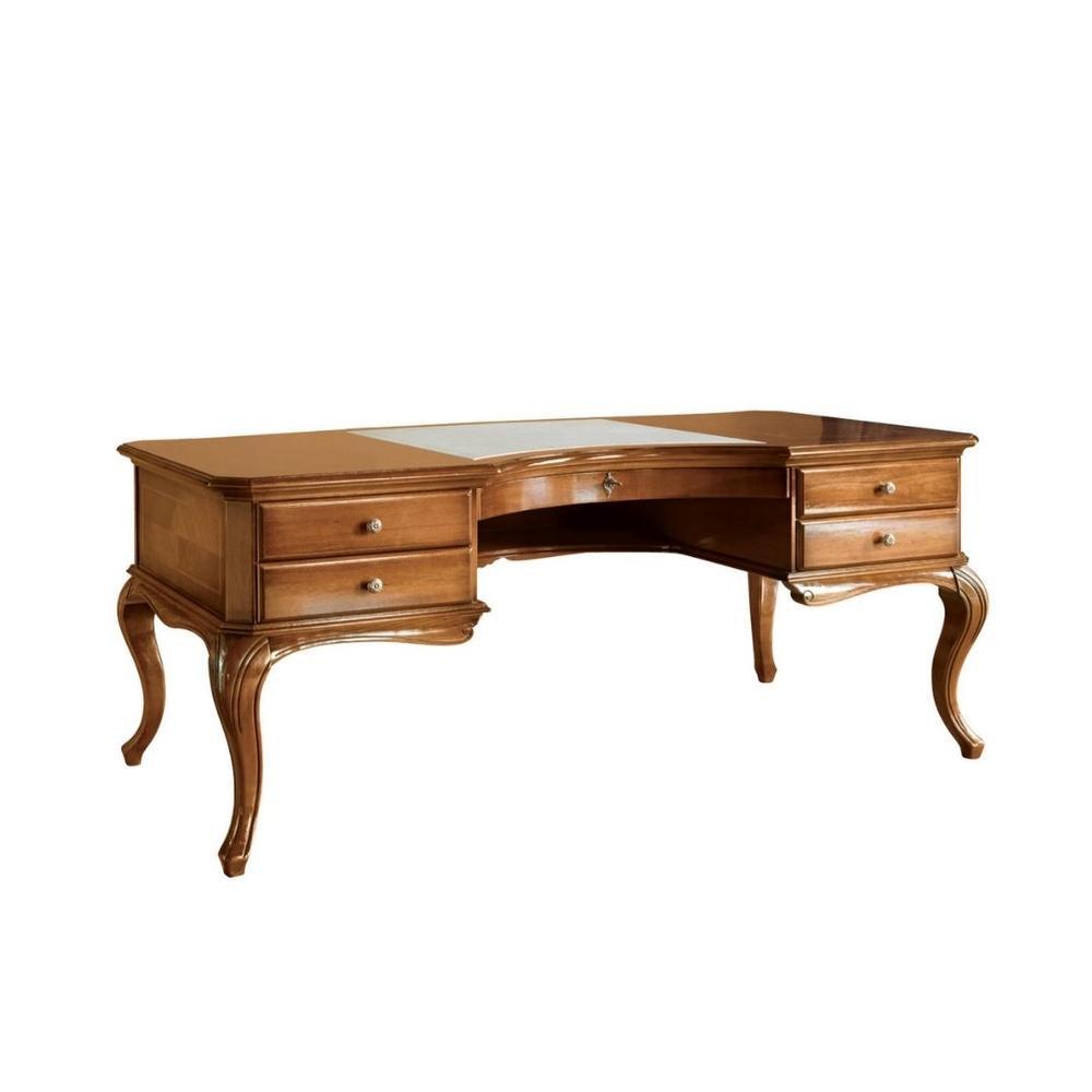 I DOGI Rectangular wood writing desk with drawers