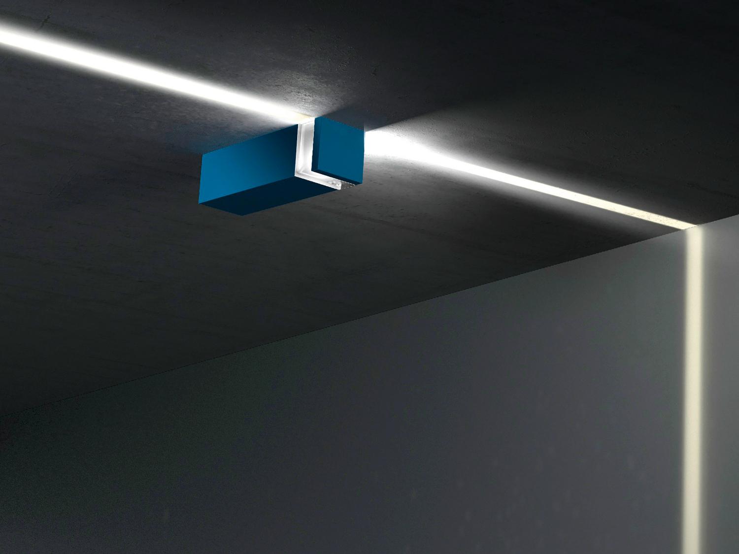 WALKING GRAPHIC Aluminium outdoor wall lamp / outdoor ceiling lamp