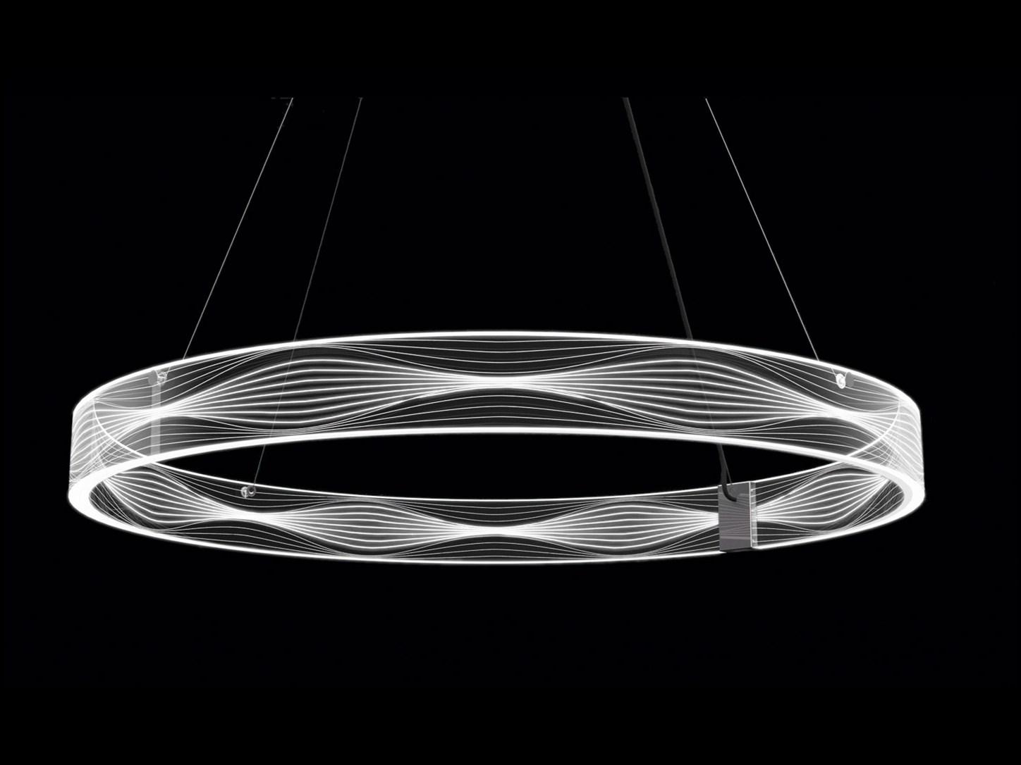 CERN LED RGB acrylic glass pendant lamp