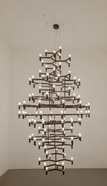 CROWN ROYAL Die cast aluminium chandelier