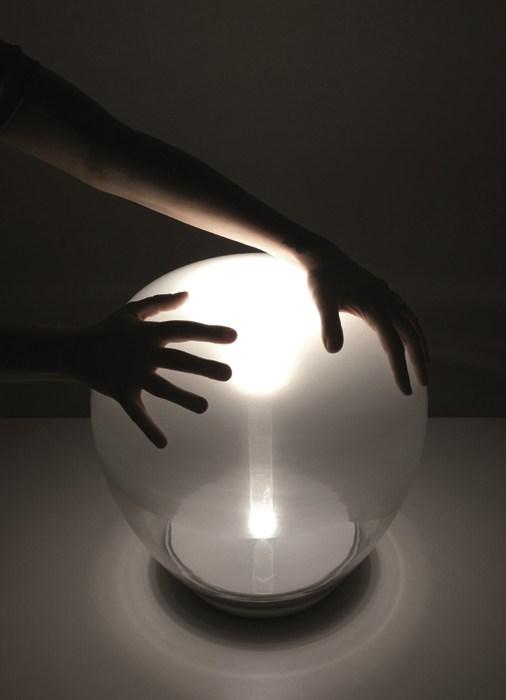 EMPATIA LED blown glass table lamp EMPATIA LED blown glass table lamp
