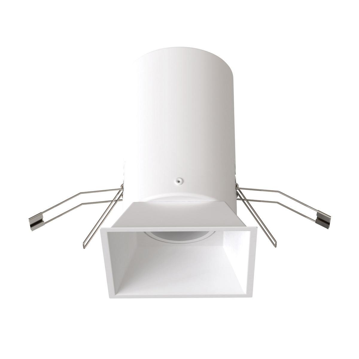 MINIMA SQUARE FIRE-RATED LED square ceiling steel spotlight